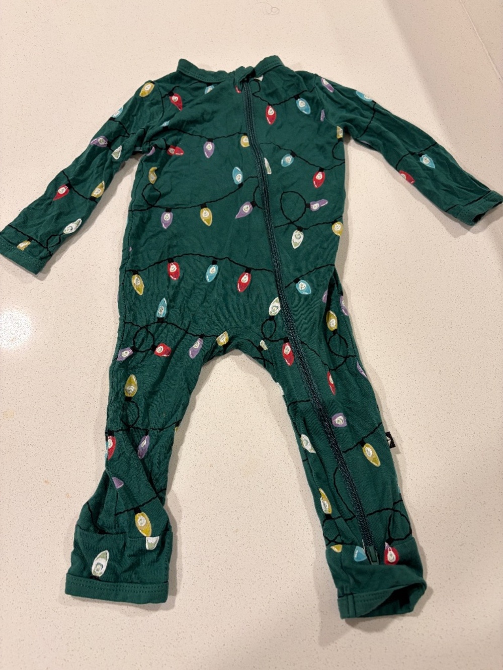 Kyte Baby Merry and Bright Romper 6-12m